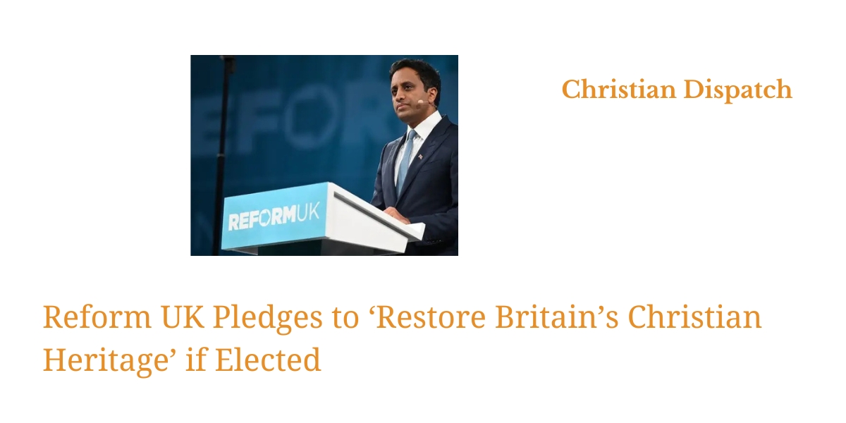 Reform UK Pledges to ‘Restore Britain’s Christian Heritage’ if Elected